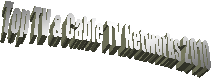 Top TV & Cable TV Networks 2010
